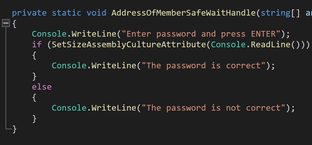 C# code after name obfuscation