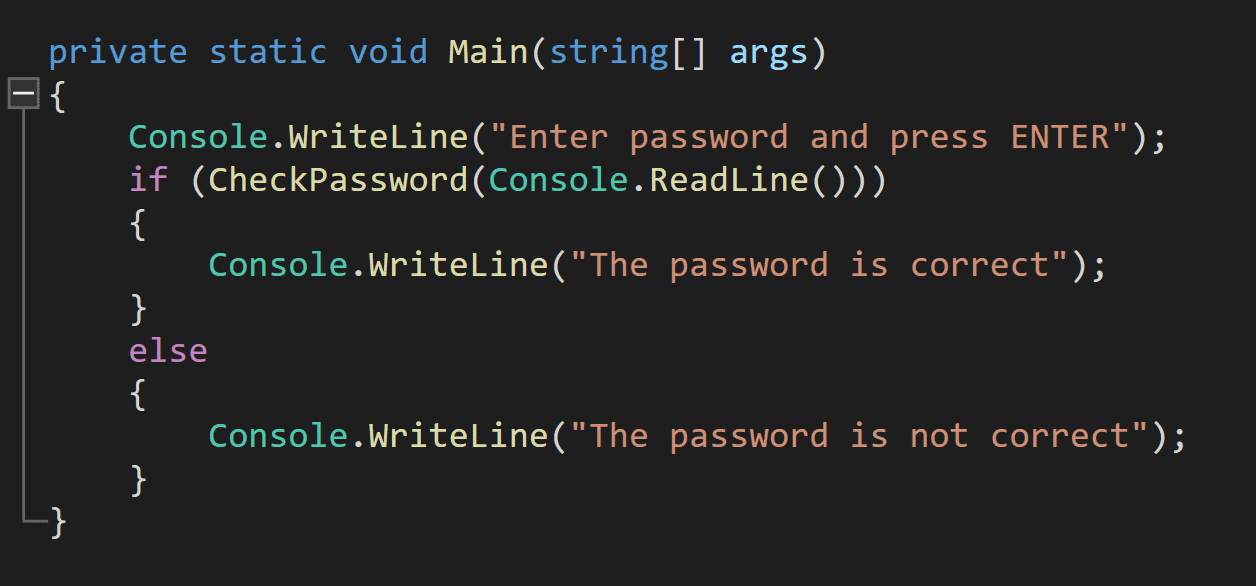 C# code before name obfuscation