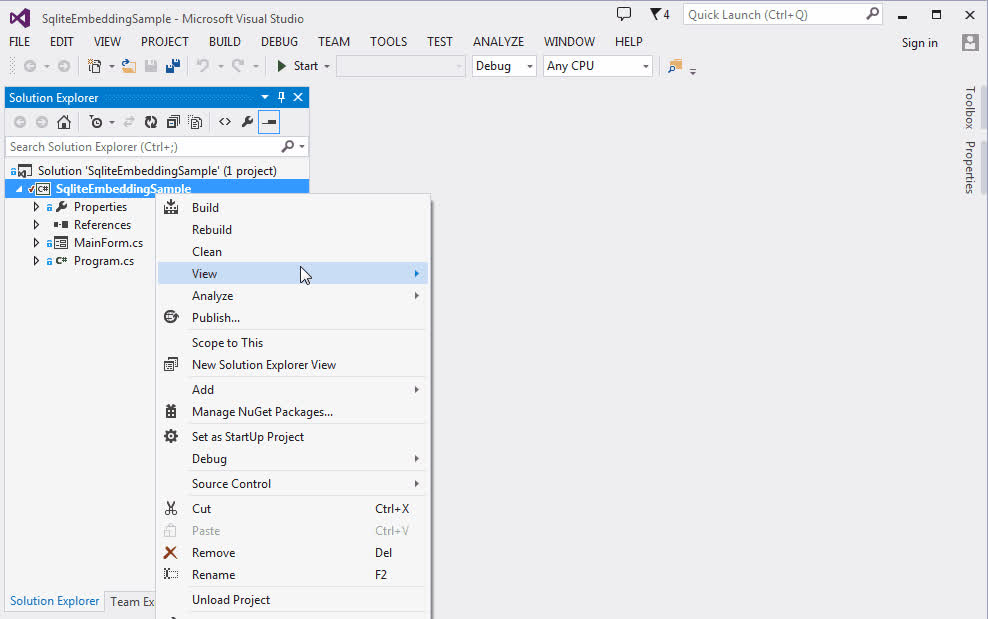 Add SQLite DLLs as embedded resources