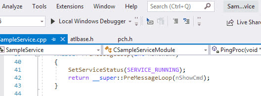 Displays how to enable Deleaker in Visual Studio