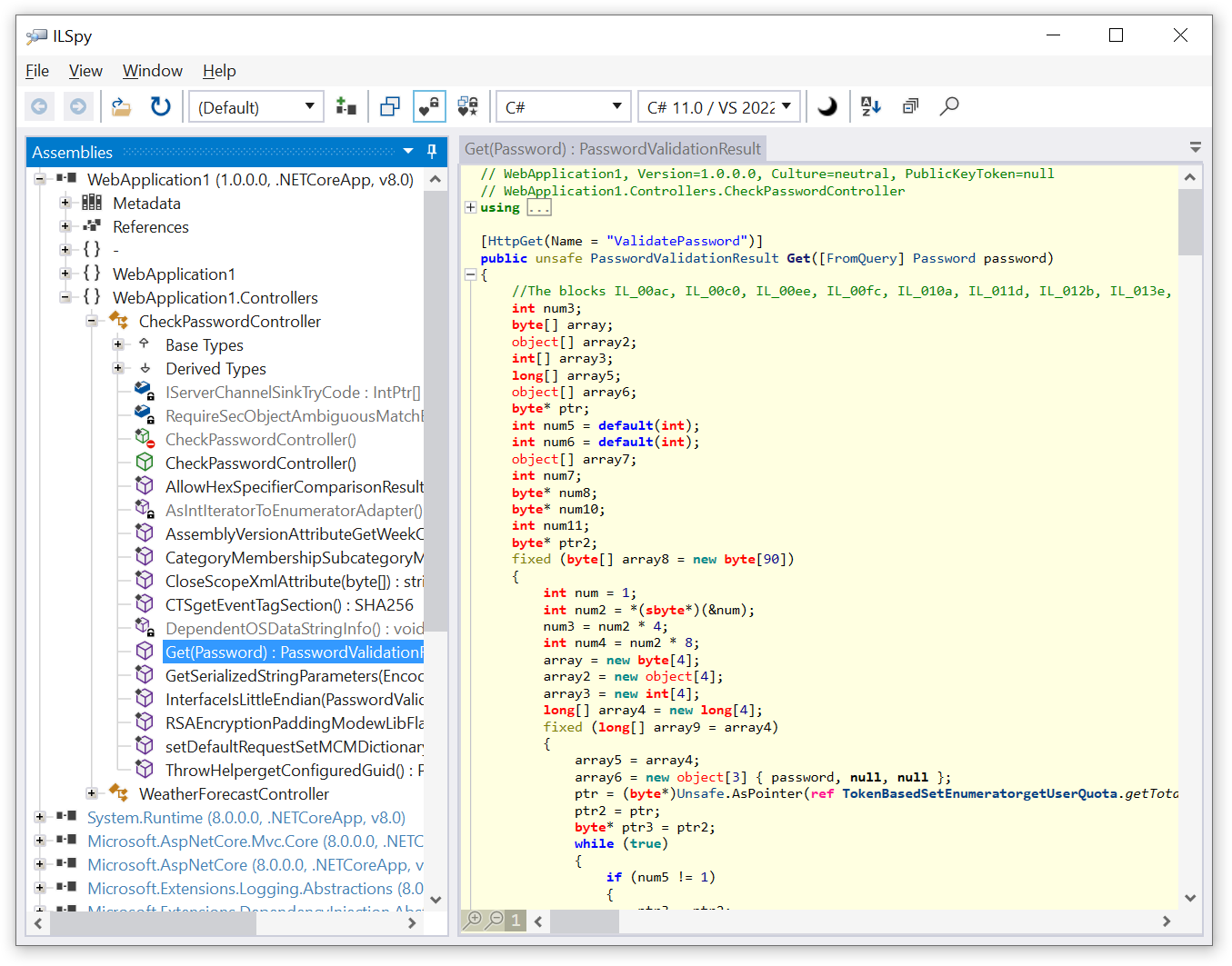 Obfuscated code Obfuscated code
