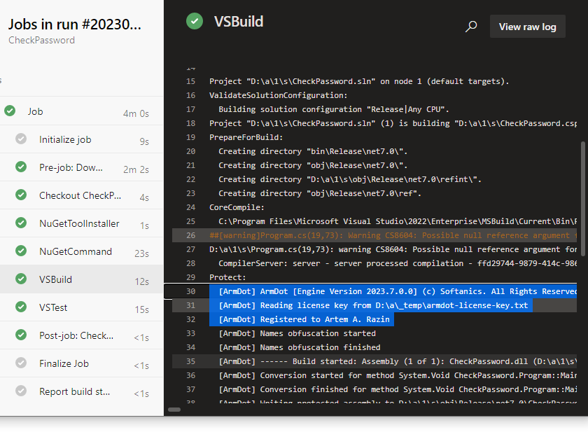 Pipeline uses license file Pipeline uses license file