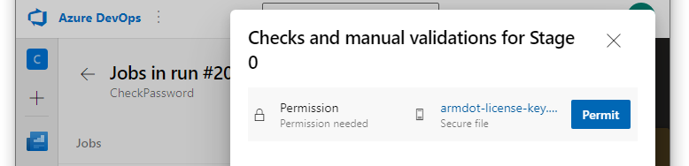 Permit license file Permit license file