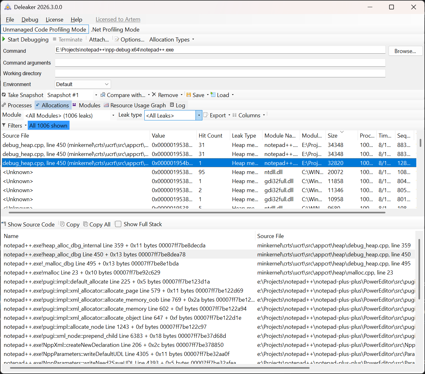 The pugixml document leaked on the shutdown path The pugixml document leaked on the shutdown path