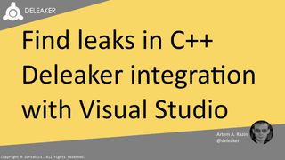 Watch how to find leaks in Visual Studio