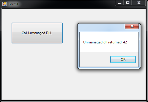 Packed executable result