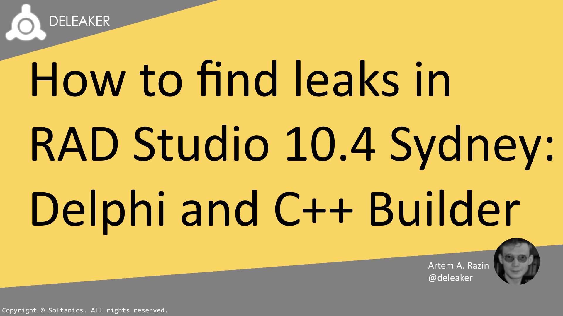 Find leaks without leaving RAD Studio 10.4 Sydney