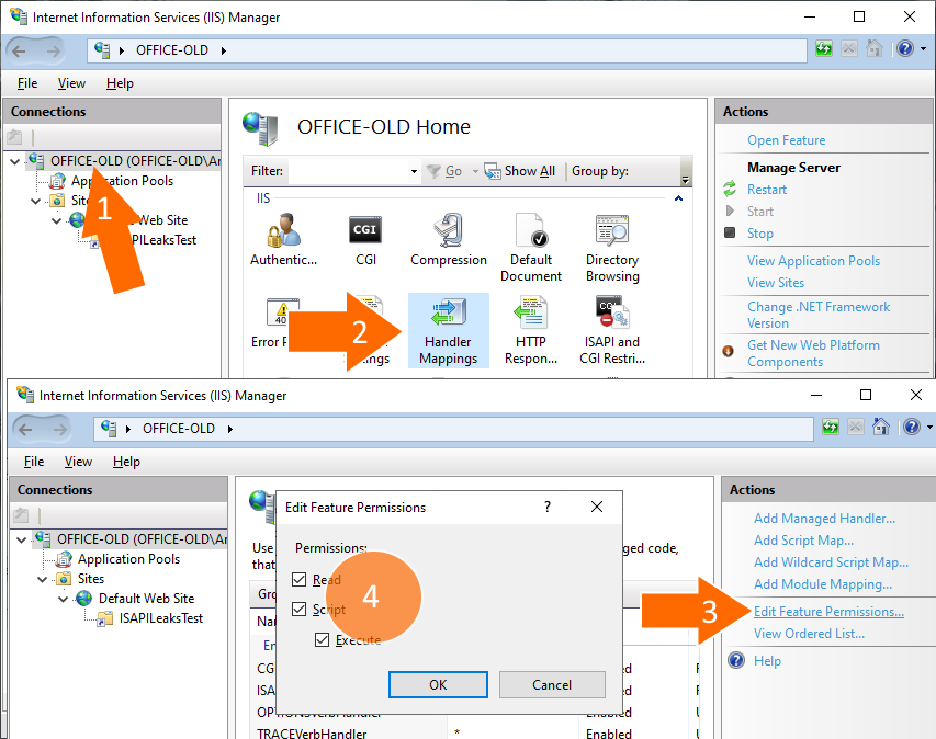 Enable execute permissions