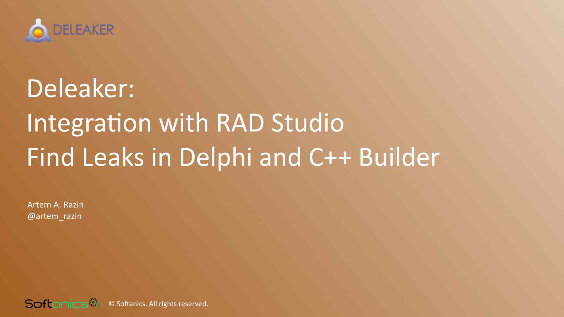 Watch how to find leaks in Delphi and C++Builder