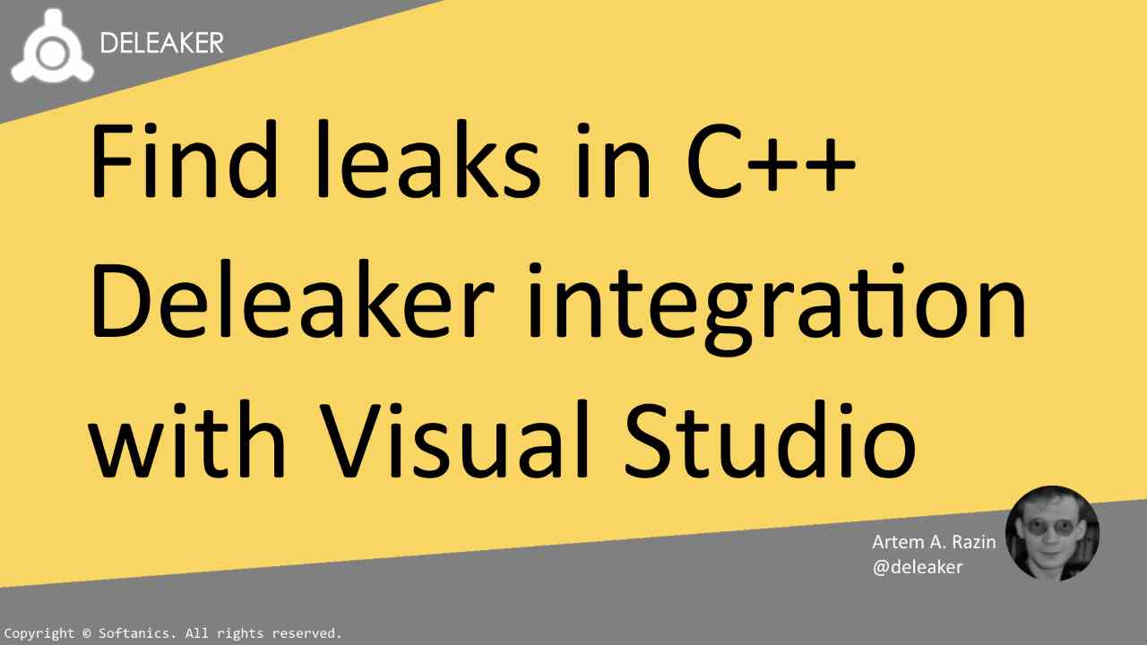 Memory leaks detection in C++