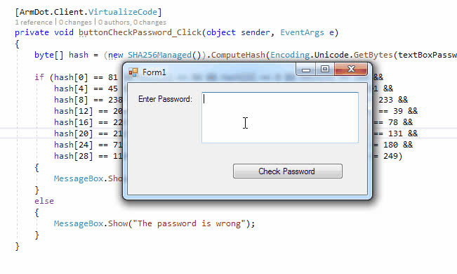 Obfuscated code works as expected