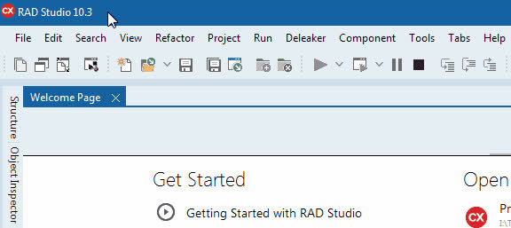 Deleaker menu in C++ Builder