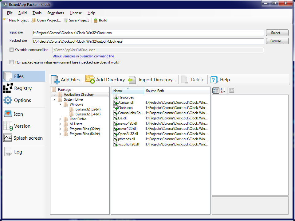 BoxedApp Packer project with resources