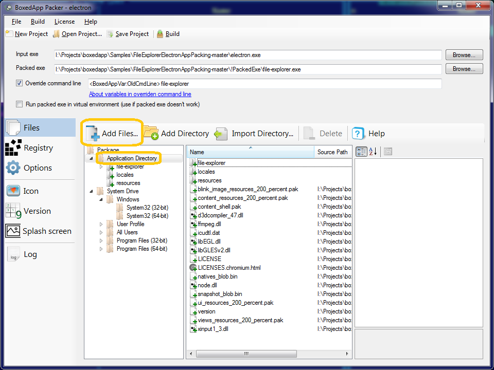 Add Electron binaries