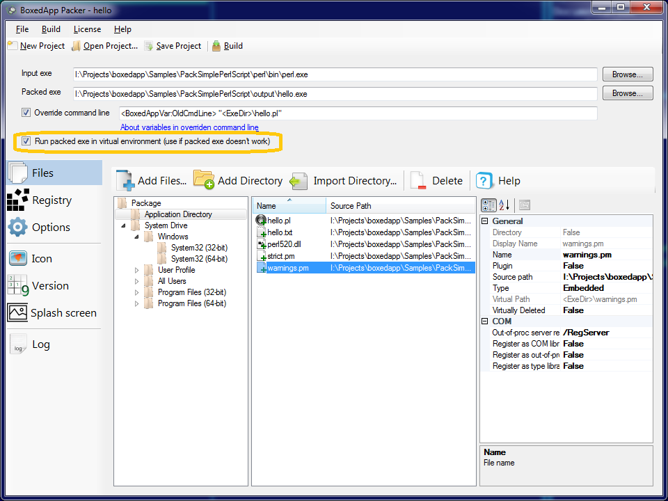 4. Run in virtual environment